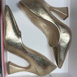 Steve Madden Shimmering Gold Heels